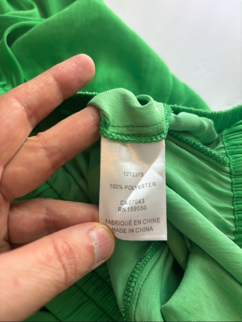 RACHEL Rachel Roy Emerald Green Elastic Waist Wide Leg Pull-On Pants | 1X - Picture 9 of 9